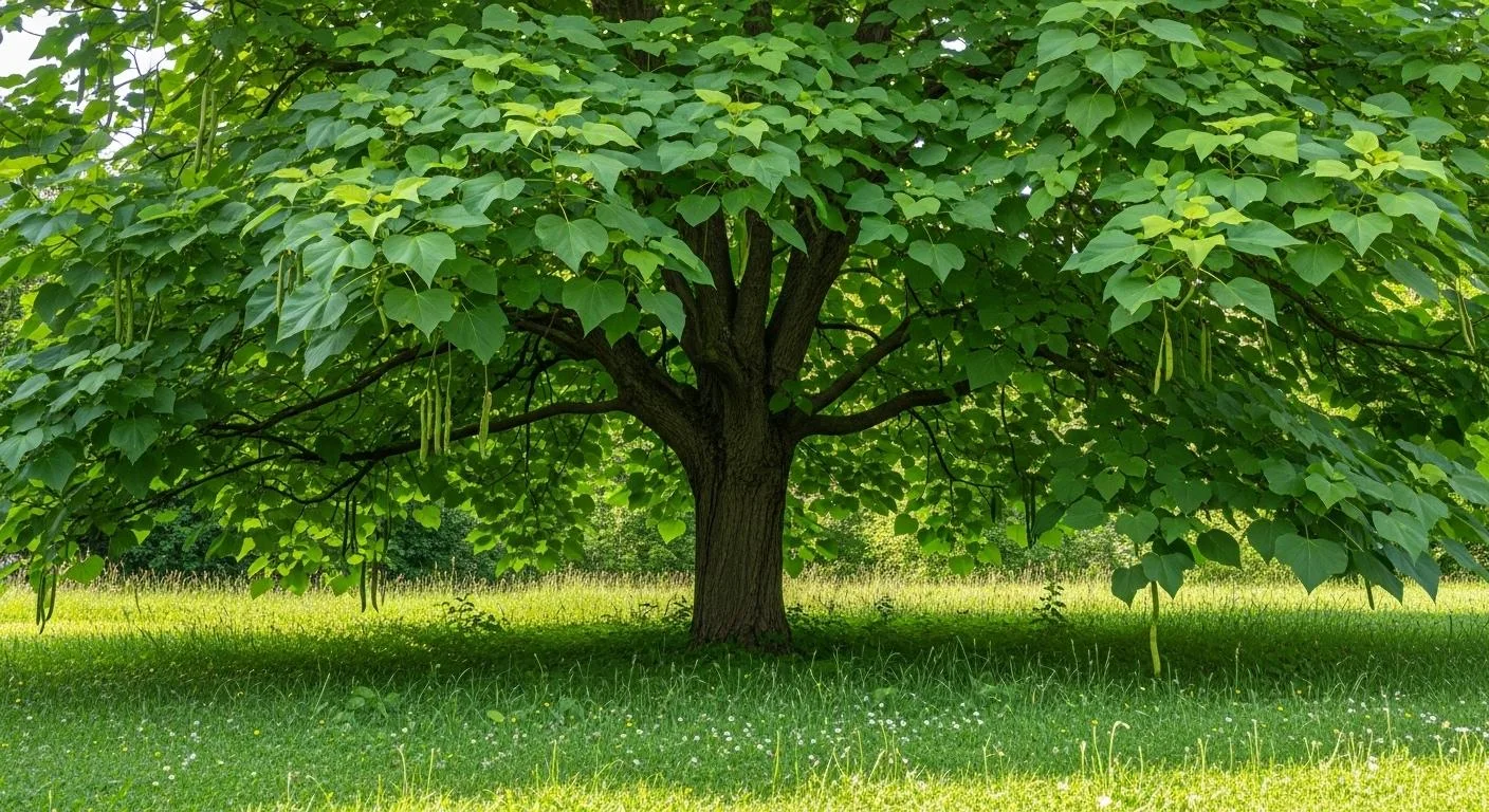 Le catalpa : l’arbre majestueux aux grandes feuilles pour le jardin