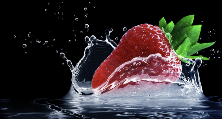 Eau fruitée pour la canicule
