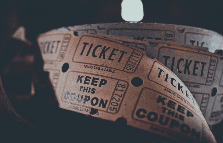 Tickets de cinéma