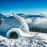 igloo dans la nuit