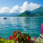 baignade lac d'annecy