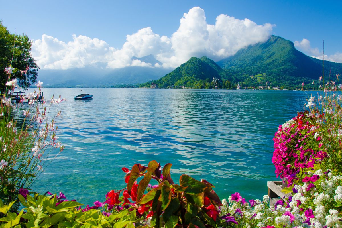 baignade lac d'annecy