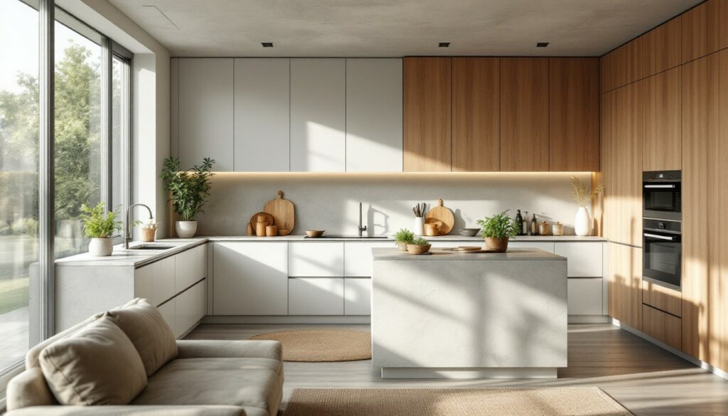 Cuisine ouverte sur salon de 20m2 : maximisez l&rsquo;espace avec style