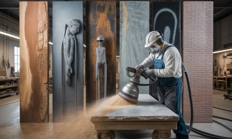 découvrez l'aérogommage, une méthode innovante et efficace pour restaurer vos surfaces en profondeur. idéale pour le bois, la pierre et les métaux, cette technique respectueuse de l'environnement élimine les anciennes couches sans les abîmer. optez pour une finition impeccable et redonnez vie à vos matériaux grâce à l'aérogommage!