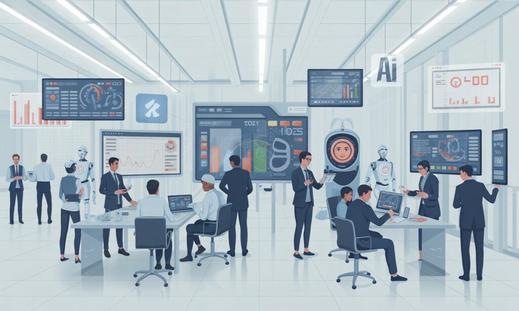 découvrez comment l'intelligence artificielle révolutionnera les entreprises en 2025, en transformant leurs processus, leur efficacité et leur compétitivité sur le marché.