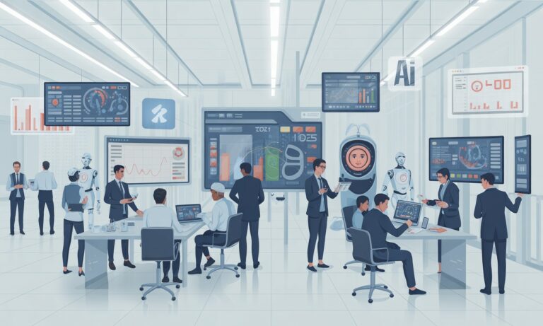 découvrez comment l'intelligence artificielle révolutionnera les entreprises en 2025, en transformant leurs processus, leur efficacité et leur compétitivité sur le marché.