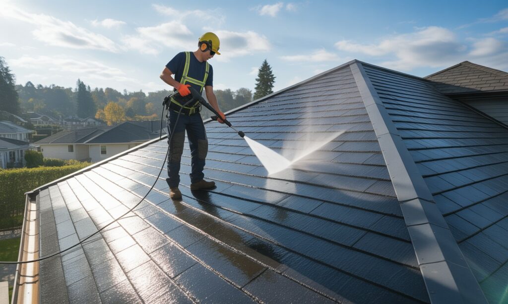 découvrez le coût moyen du nettoyage d'une toiture de 100 m2 en 2025, les facteurs qui influencent le prix et des conseils pour bien choisir votre prestataire.