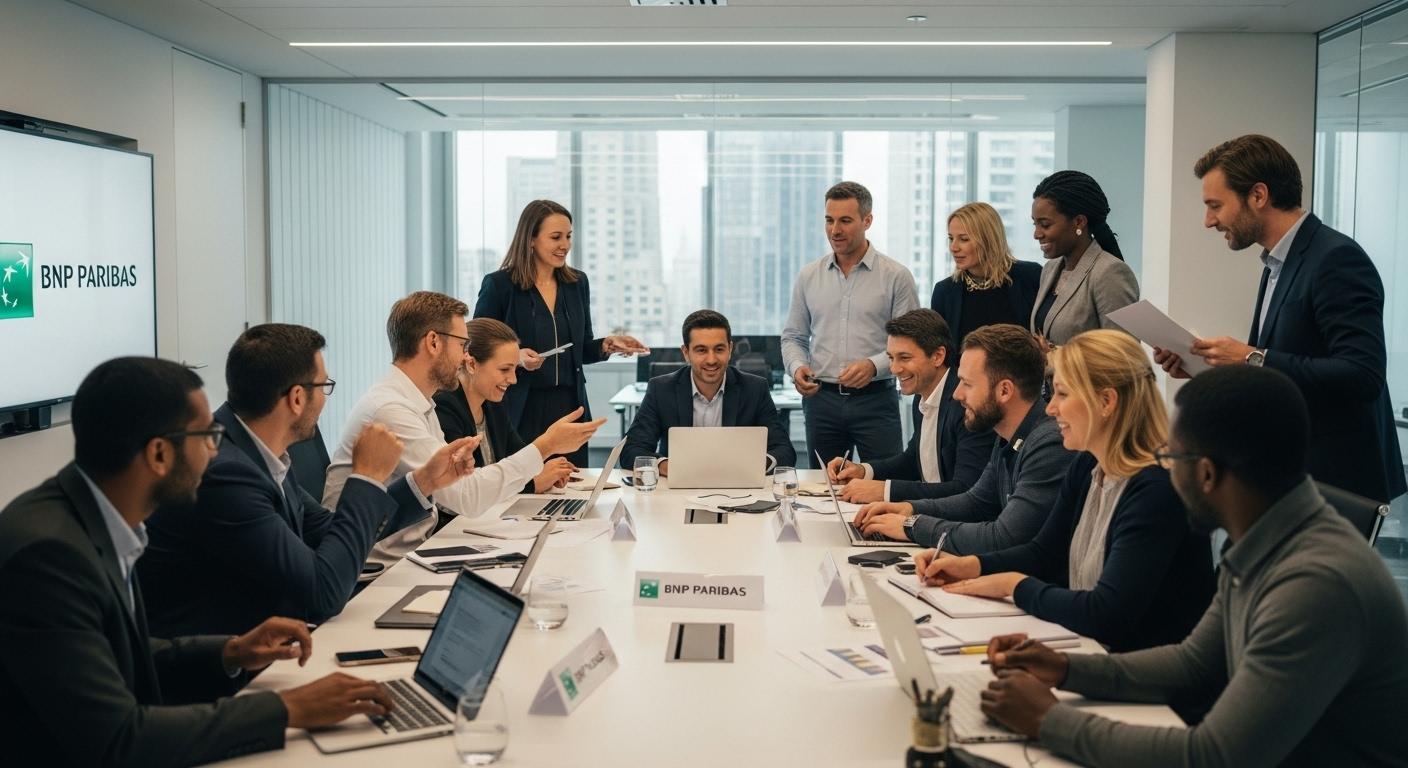 Reunion-autour-dune-grande-table-de-collaborateurs-aux-profils-varies-dans-une-salle-de-reunion-mode-1759420805 Le comité d'entreprise BNP Paribas : des avantages qui dynamisent le quotidien
