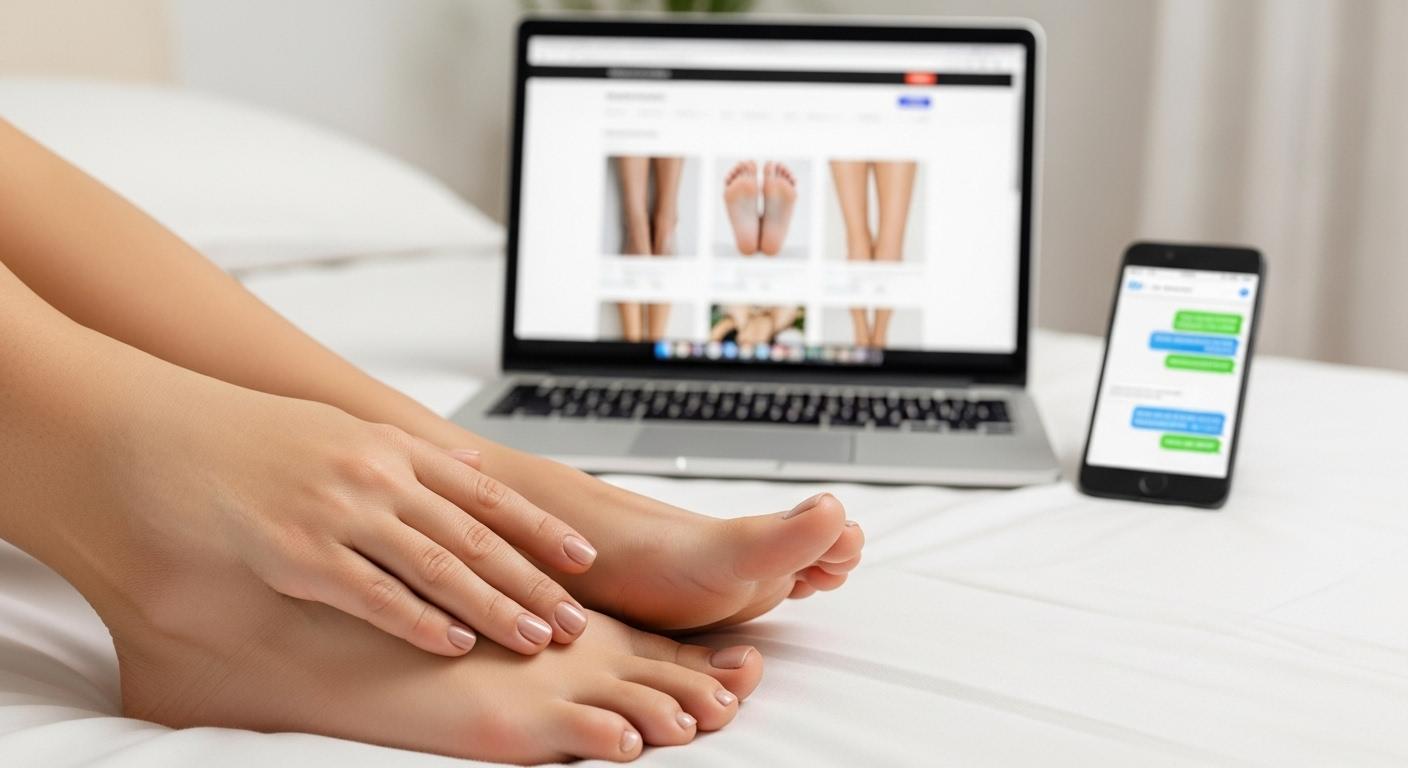 Vendre ses pieds en ligne : la meilleure manière d'attirer des clients