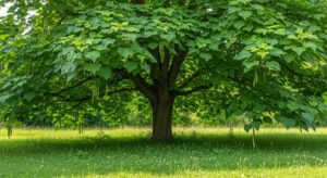 Le catalpa : l’arbre majestueux aux grandes feuilles pour le jardin - Featured Image