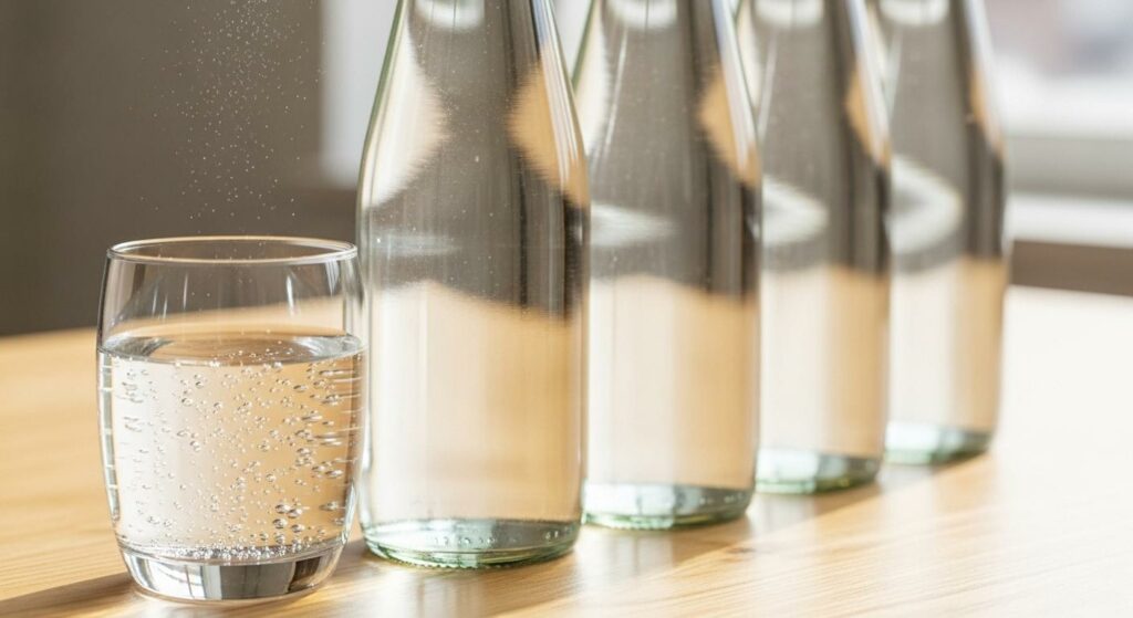 Quelle est l’eau pétillante la moins salée pour une consommation légère ?